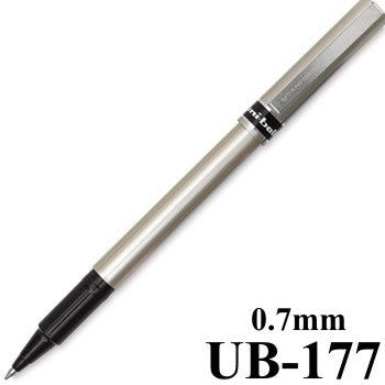 Caneta Fine Deluxe Uni-Ball 0.7mm Preto UB-177